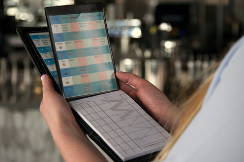 Waiter Wallet Clear Pocket System helps restaurant waiters and waitresses earn more money every shift.