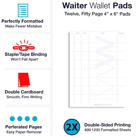 Why Waiter Wallet Restaurant Order Pad for servers is the ultimate pad
