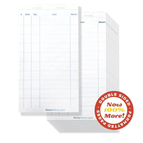 Waiter Wallet Sr. Server Restaurant Pad