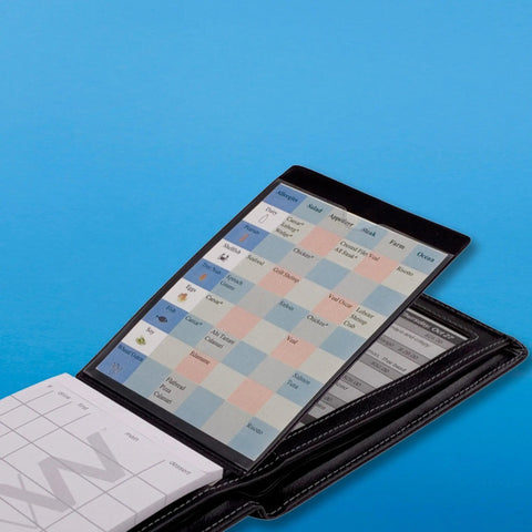 Waiter Wallet Clear Pocket Inserts put more valuable information where it counts: in waiter and waitresses hands, on the restaurant floor, every shift.