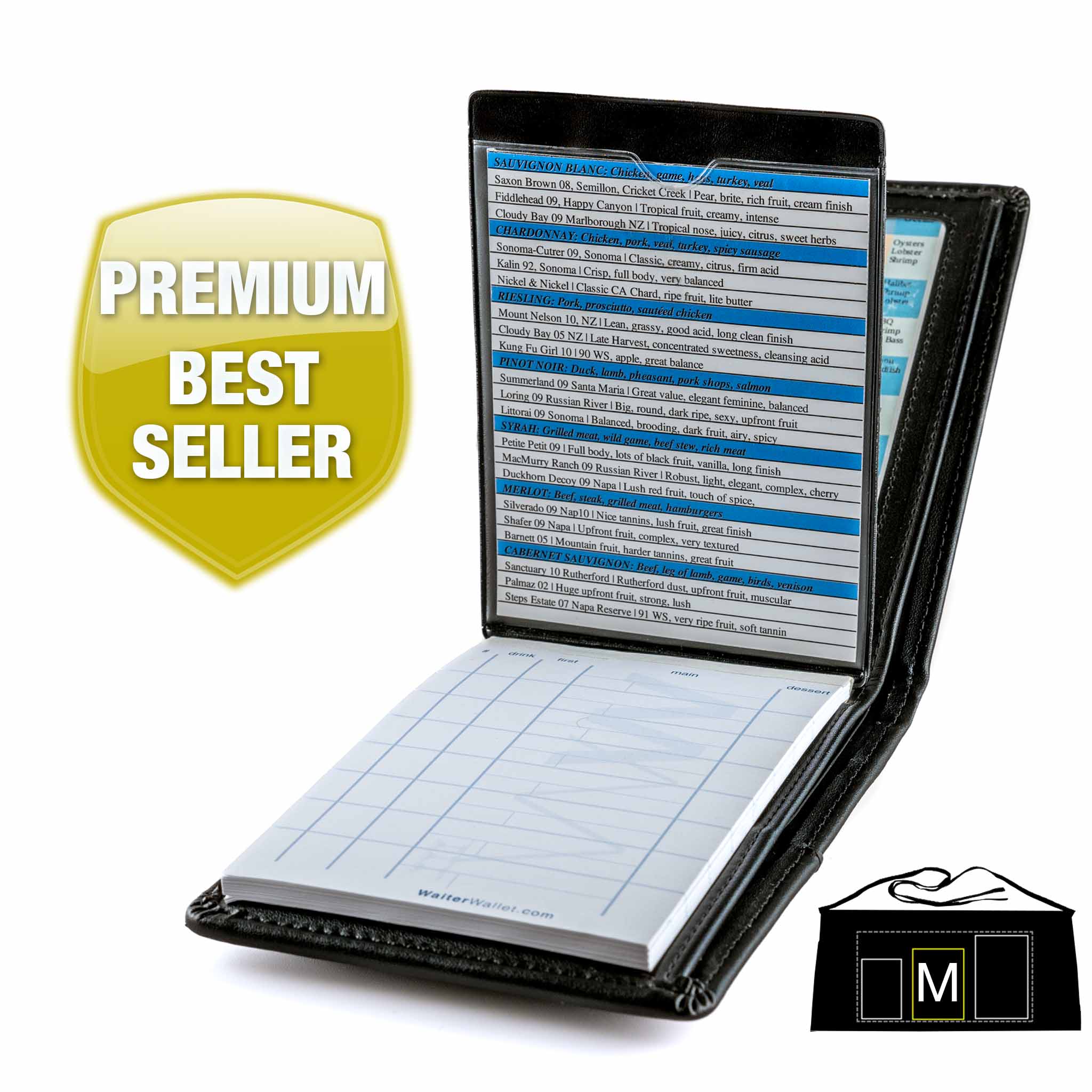 Cooked Wallet Waiter Wallet Deluxe | The Ultimate Server & Waitress Book