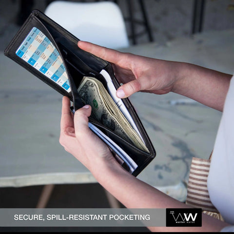 Waiter Wallet Jr. Deluxe exclusive wallet pocket help make it the ultimate server / waitress book and organizer