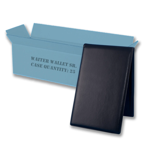 Waiter Wallet Deluxe, the ultimate restaurant server book organizer, available by the case
