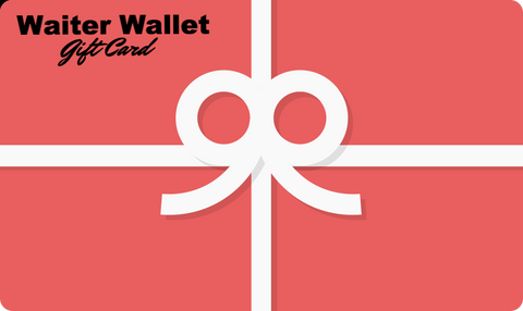 Waiter Wallet Gift Card, the ultimate server book for waitresses
